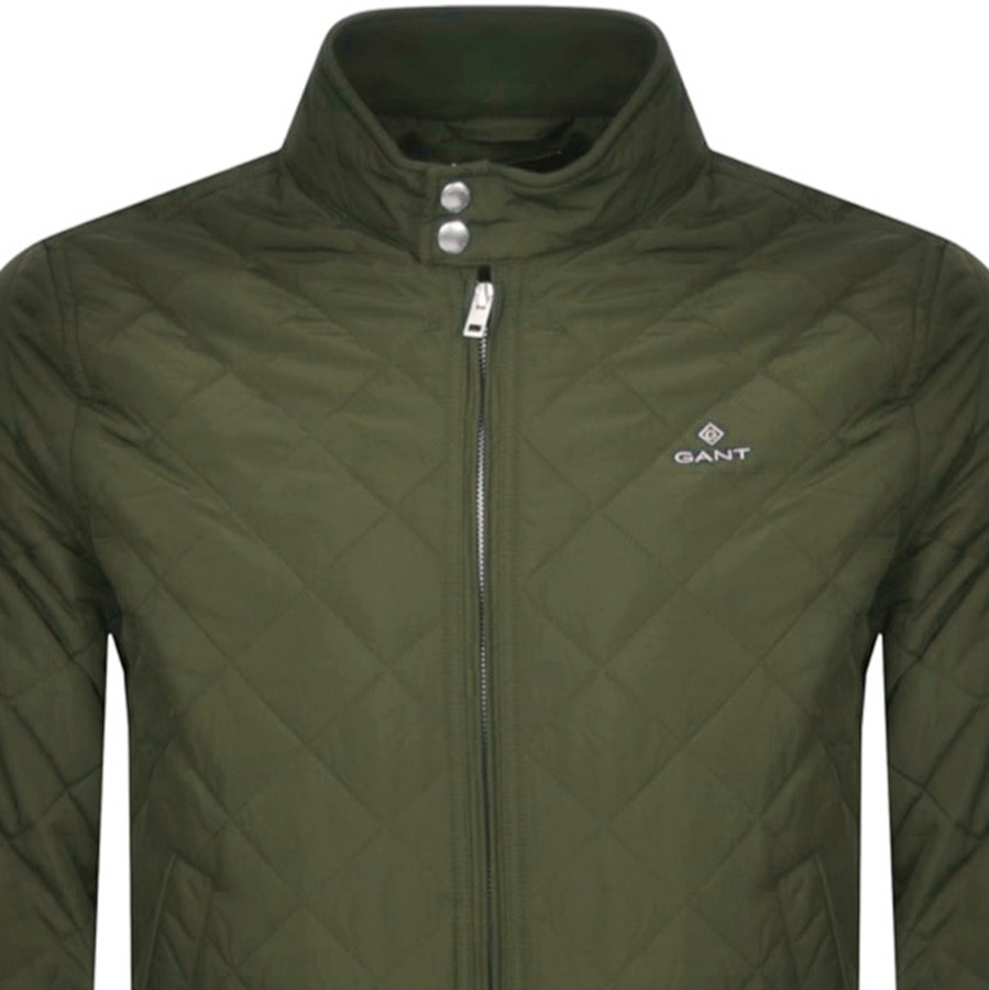 Alternative Image for ProductGant Quilted Windcheater Jacket Green2